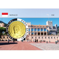 Monaco 2020 Albert de Monaco Coincard dorée - Le Palais