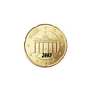 Allemagne 20 Cents  2003 Atelier F