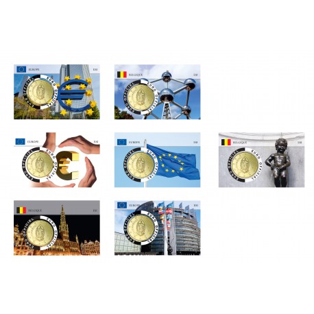 7 coincards Saint Marin