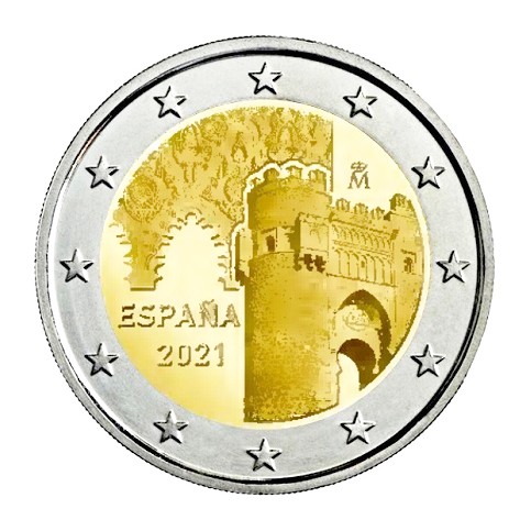 Espagne 2021 - 2 euro commémorative Tolede