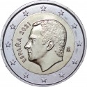 2 euros Espagne Felipe VI 2021