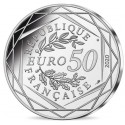France 2020 - Schtroumpf amoureux - 50 euros argent