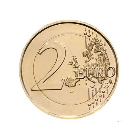 Belgique 2014 - dorée OR fin 24 carats Emeraude précieuse