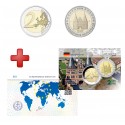 2 euros Allemagne 2006 schleswing + carte commémorative