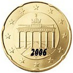 Allemagne 20 Cents  2006 Atelier F