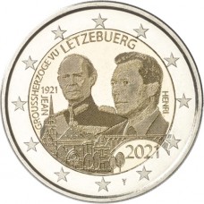 Luxembourg 2021 - 2 euros commémorative Grand Duc Jean photo
