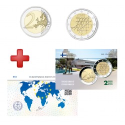 2 euros Finlande 2020 Turku + carte commémorative