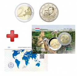 2 euros Luxembourg 2020 Prince Henri + carte commémorative