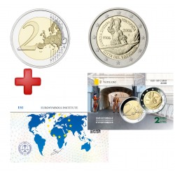 2 euros  Vatican 2006 Garde Suisse + carte commémorative