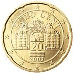 Autriche 20 Cents  2002