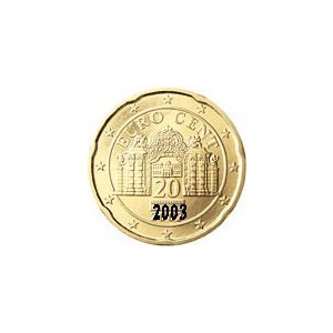 Autriche 20 Cents  2003