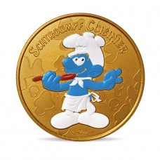France 2021 - Schtroumpf cuisinier - médaille