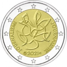 Finlande 2021 - 2 euro commémorative Journalisme