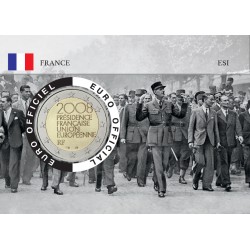 France 2008 DEGAULLE Coincard - Défilé de la Libération