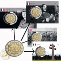 France 2013 Traité de l'Elysé - Lot de 4 coincards Charles de Gaulle