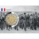 France 2013 Traité de l'Elysé - Lot de 4 coincards Charles de Gaulle