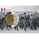 France 2013 Traité de l'Elysé - Lot de 4 coincards Charles de Gaulle