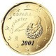 Espagne 20 Cents  2001