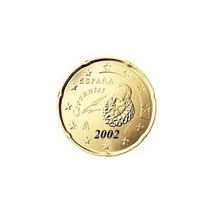 Espagne 20 Cents  2002