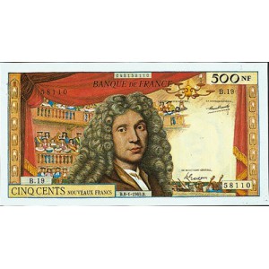 500 NF - Moliere - 1959-1966 - Etat TTB
