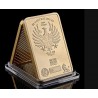 2ème guerre mondiale - Lingot doré or 24 carats 2ème guerre mondiale - Lingot doré or 24 carats