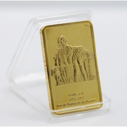 Louis XVI - Lingot doré or 24 carats