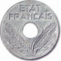 Vingt centimes Etats Français (chiffre)