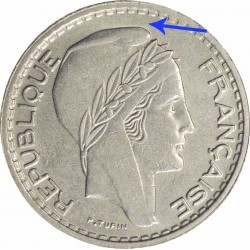 Dix Francs TURIN Petite Tête