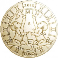 5 euros Saint Marin 2019 - Gémeaux