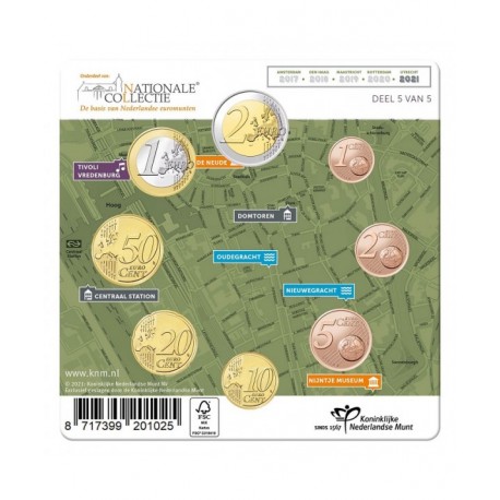 Pays bas 2021 - série complète euro neuve