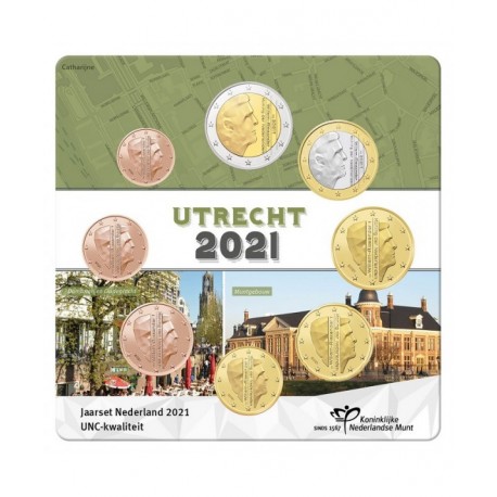 Pays bas 2021 - série complète euro neuve