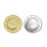 2 euros Allemagne 2009 10 ans de l'Euro dorée+argentée 2 euros Allemagne 2009 10 ans de l'Euro dorée+argentée