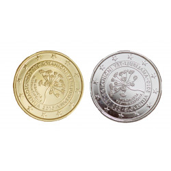 2 euros Slovénie 2010 Ljubljana dorée+argentée