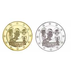 2 euros Luxembourg 2012 dorée+argentée