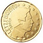 Luxembourg 20 Cents  2002