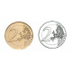 2 euros Lituanie 2021 Unesco dorée+argentée