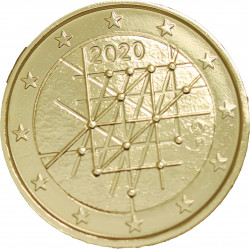 Finlande 2020 Turku - 2 euro dorée à l'or fin 24 carats