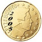 Luxembourg 20 Cents  2005