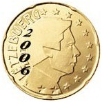 Luxembourg 20 Cents  2006