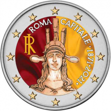 Italie 2021 Rome - 2 euro commémorative en couleur