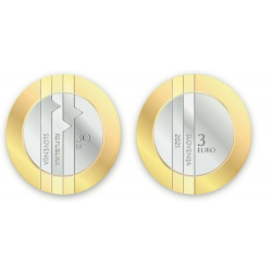 Slovénie 2021-  3 euros -‘‘30 ans de l'État Slovène’’