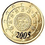Portugal 20 Cents  2005