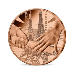 France 2021 -PARIS 2024 JO - 1/4€ Passation Paris/Tokyo