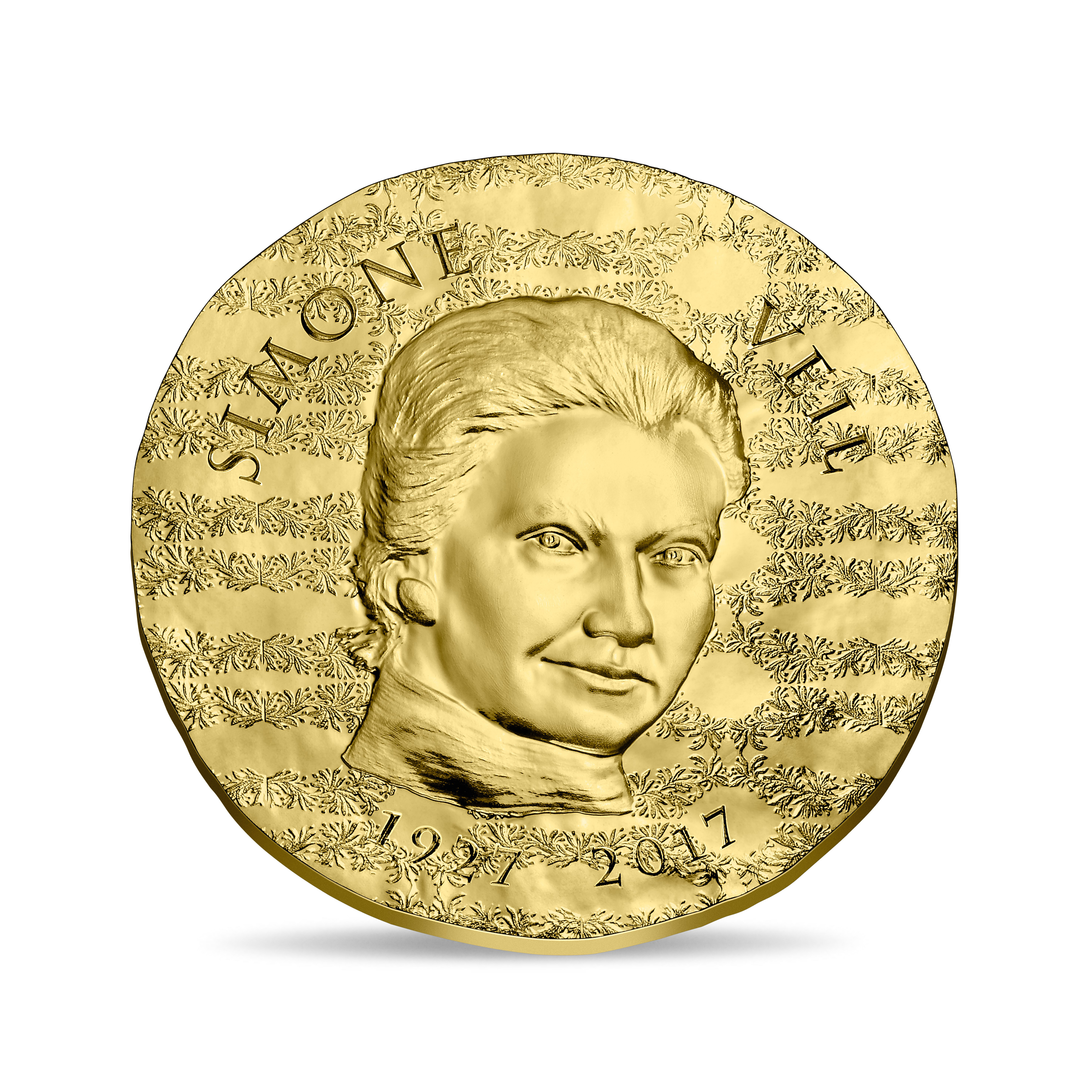 Pieces De 2 Euro Simone Veil Valeur 50€ or Simone Veil