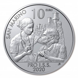 10 euros Saint Marin 2020 - Pandémie