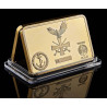 Cuirassés Allemand - Lingot doré or fin 24 carats Cuirassés Allemand - Lingot doré or fin 24 carats