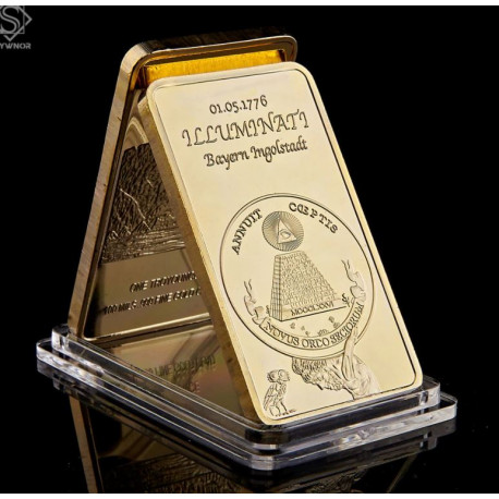 Novus - Lingot doré or fin 24 carats