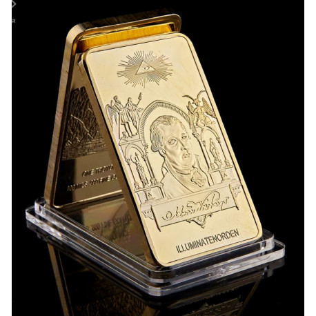 Novus - Lingot doré or fin 24 carats