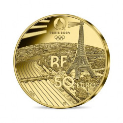France 2021 -PARIS 2024 JO -  50€ Or Grand Palais