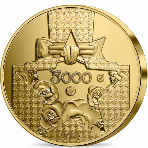 Monnaie de Paris 2021 -Dior 5 000€ Or BE - 1KG